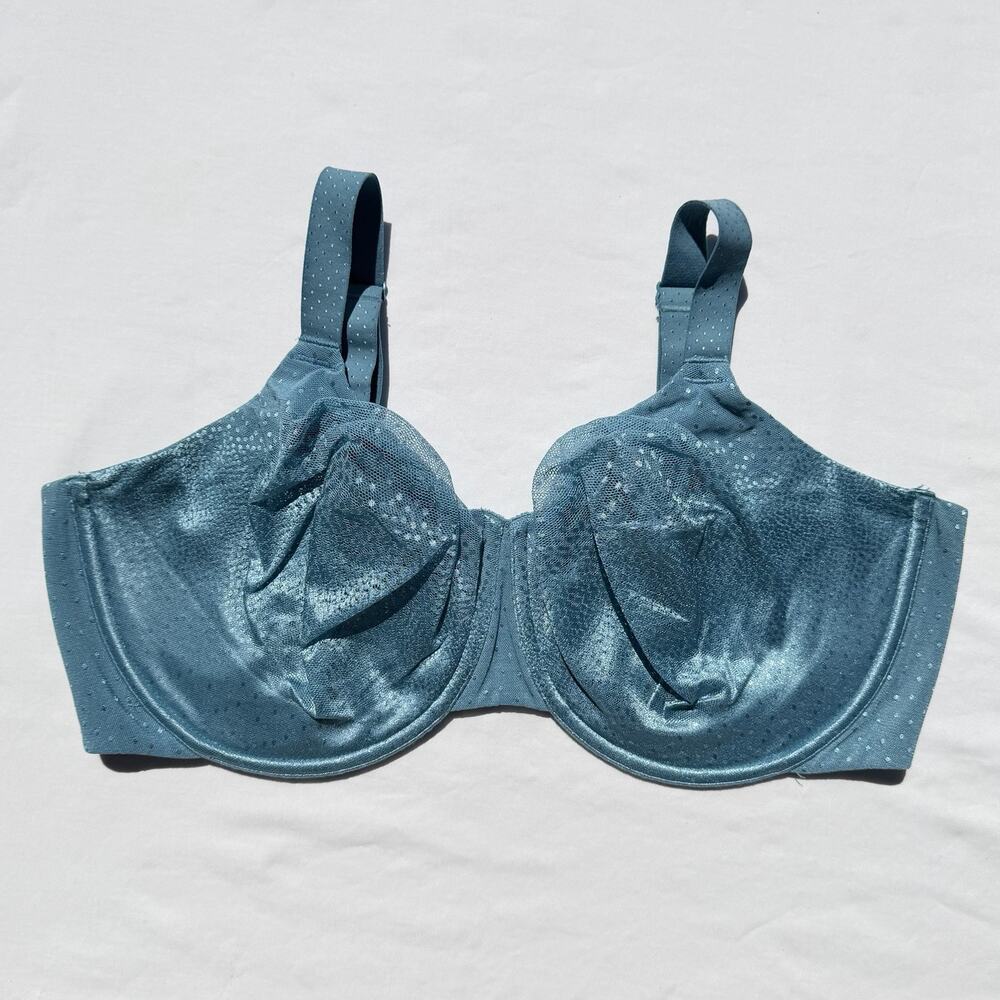 Wacoal Back Appeal Unlined Underwire Bra 42G Stone Blue 855303